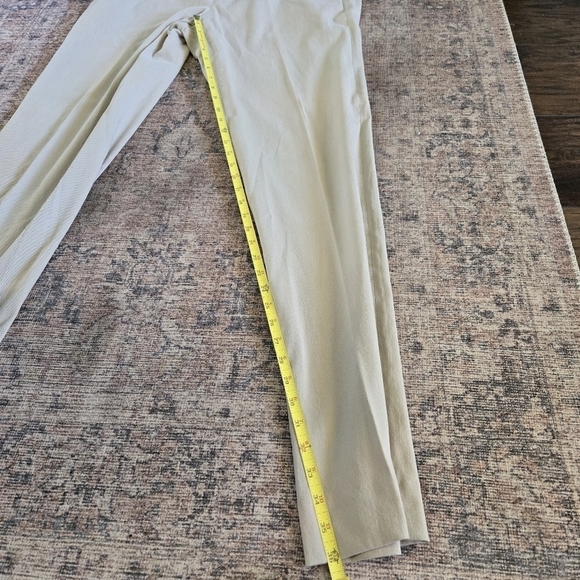 Zanella Devon Wool Dress Pants Serge Light Khaki Creased 36x36 113839 - Picture 6 of 8